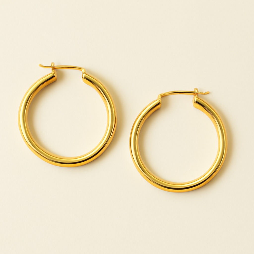 Gold Hoop Earrings