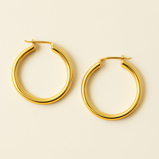 Gold Hoop Earrings