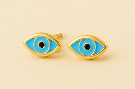 Evil Eye Stud Earrings